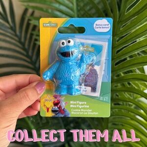 Sesame Street Mini Figure ( Cookie Monster )